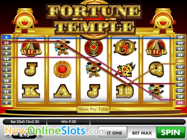 Fortune temple slot machine
