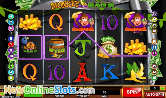 Play Monkey In The Bank Slots For Free